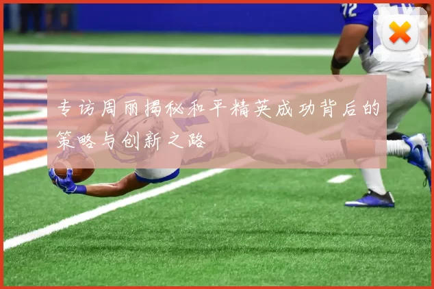 专访周丽揭秘和平精英成功背后的策略与创新之路