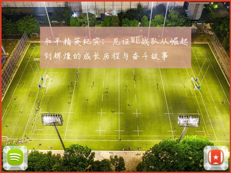 和平精英纪实：见证WE战队从崛起到辉煌的成长历程与奋斗故事